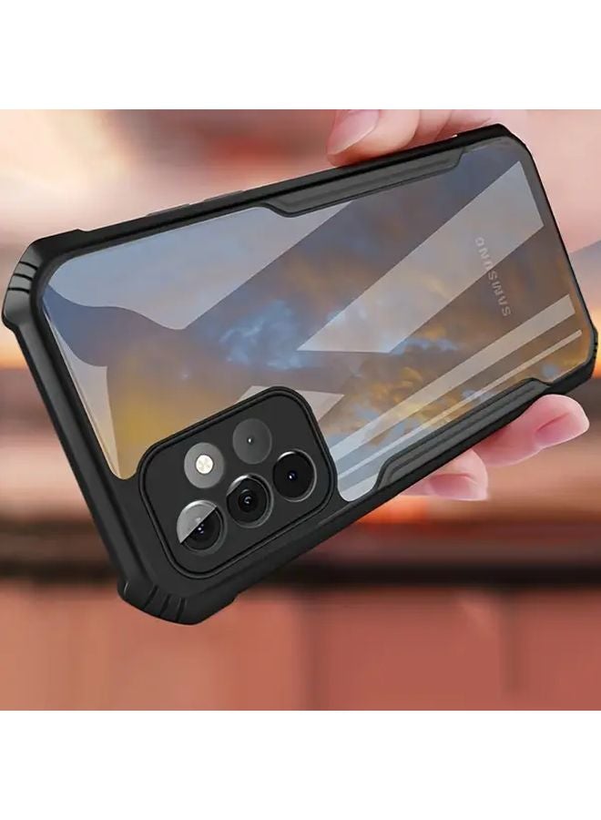 Black Shockproof Phone Case for Samsung Galaxy A52 5G Durable Transparent Cover - Image 1